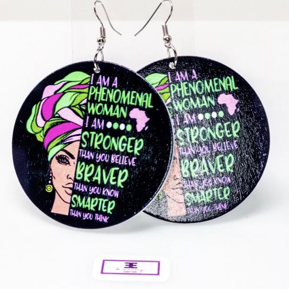 COPY - Get 6 pair Statement Hoop Earrings HBCU Melanin - Picture 2 of 12